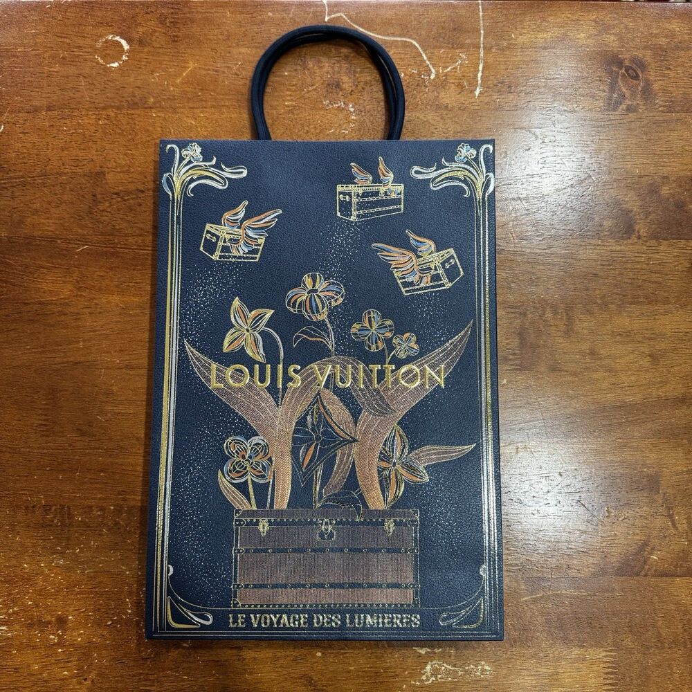 LOUIS VUITTON 2025 Holiday Gift Tote Bag 15 3/4” X 14 1/4” X 11”